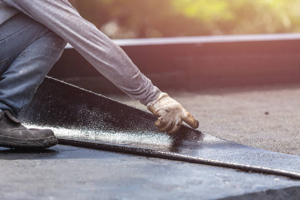 Professional Waterproofing technician working in Bremen, OH